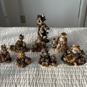 Boyds Bears Figurine Collection - Brown, Cream, Tan Accents